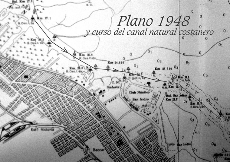 Plano de 1948 de la misma area